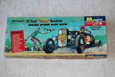 MONPC55-98 - Monogram 1/24 32 Ford "Deuce" roadster drag strip hot rod - WWWEB10102410
