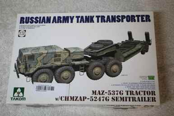 TKM5004 - Takom 1/72 MAZ-537G w CHMZAP-5247G (Russian Tank Transporter) - WWWEB10104607