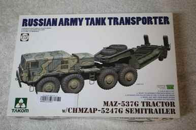 TKM5004 - Takom 1/72 MAZ-537G w CHMZAP-5247G (Russian Tank Transporter) - WWWEB10104607