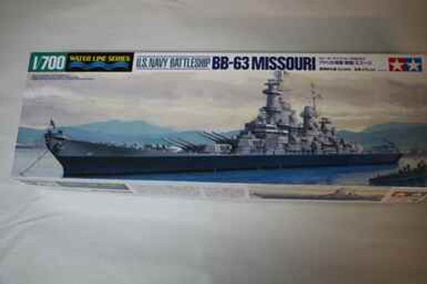 TAM31616 - Tamiya 1/700 BB-61 Iowa US Navy Battleship - WWWEB10105033