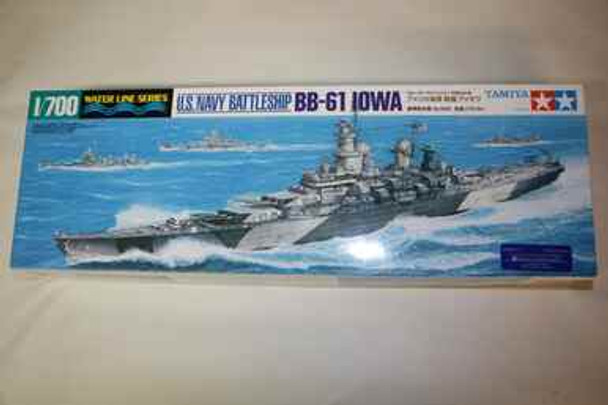 TAM31616 - Tamiya 1/700 BB-61 Iowa US Navy Battleship - WWWEB10105034