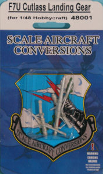 SAC48001 - Scale Aircraft Conversions 1/48 F7U-3 Cutlass Landing Gear HOB