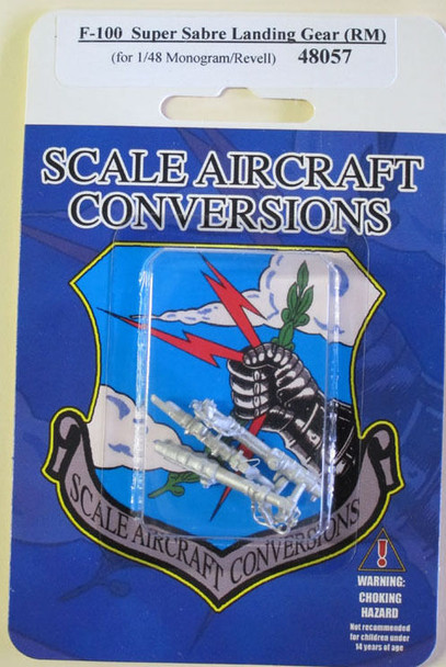 SAC48057 - Scale Aircraft Conversions 1/48 F-100 Landing Gear RMX
