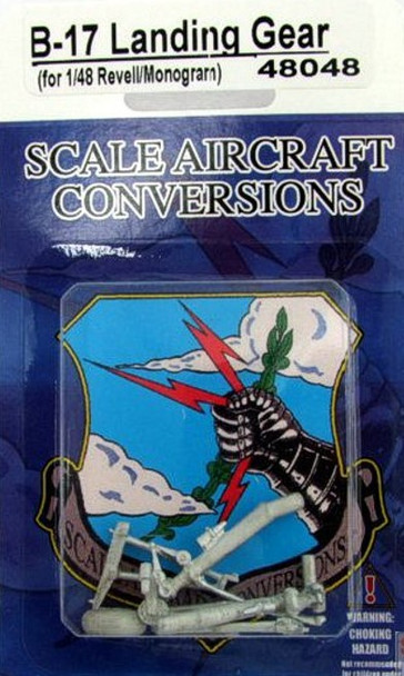 SAC48048 - Scale Aircraft Conversions 1/48 B-17 Metal Landing Gear RMX
