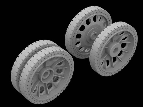 HUS16006 - Hussar Productions 1/16 T-34/76 Half Spider Early Wheels