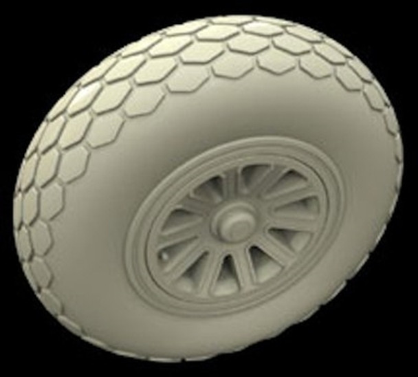 HUS48006 - Hussar Productions 1/48 P-51 Mustang Octagonal Tread Wheels