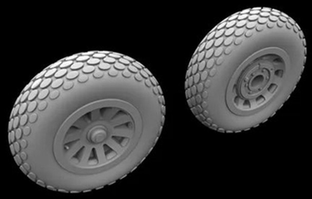 HUS48003 - Hussar Productions 1/48 P-51 Mustang Square Tread Wheels