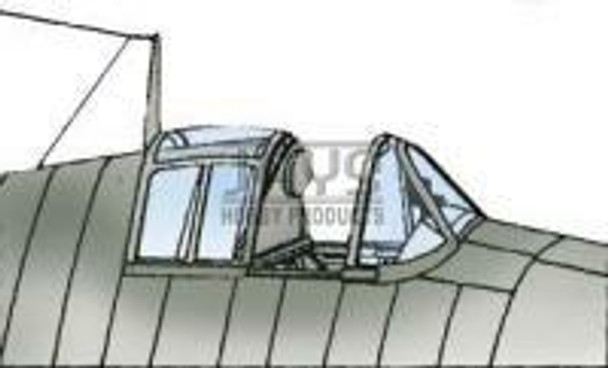 SQU9406 - Squadron Signal 1/32 Grumman F6F-5 Hellcat Canopy