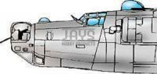 SQU9571 - Squadron Signal 1/48 Convair B-24J Liberator Canopy