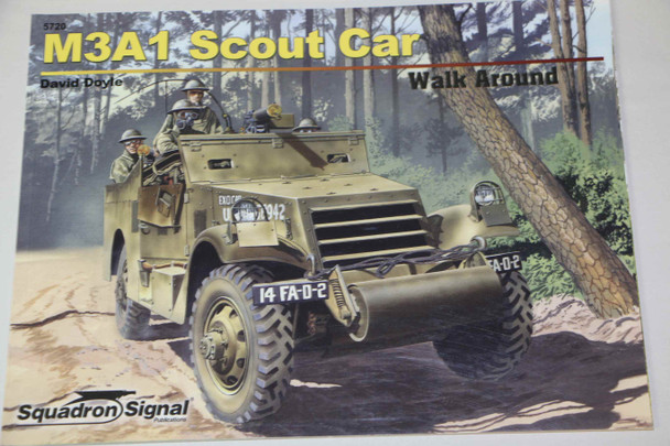 SQU5720 - Squadron Signal M3A1 Scout Car Walk Around - 9780897476140