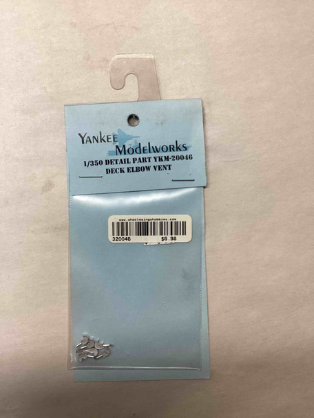 YAN20046 - Yankee Modelworks 1/350 Deck Elbow Vent