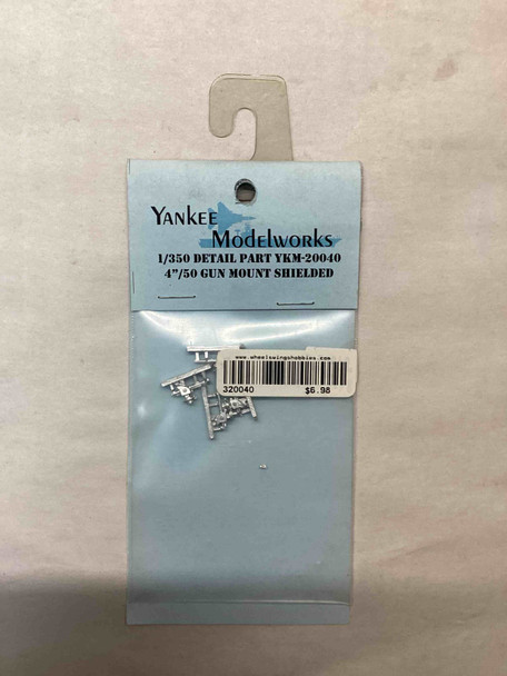 YAN20040 - Yankee Modelworks 1/350 4in 50 Gun Mounted Shielded