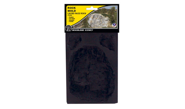 WOOC1235 - Woodland Scenics Rock Mold: Laced Face Rock