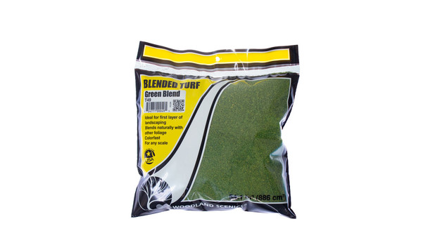 WOOT49 - Woodland Scenics Blended Turf Green Blend