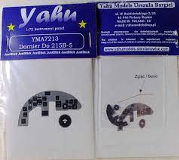 YAHA7213 - Yahu Models 1/72 Dornier 215B-5 Instrument Panel