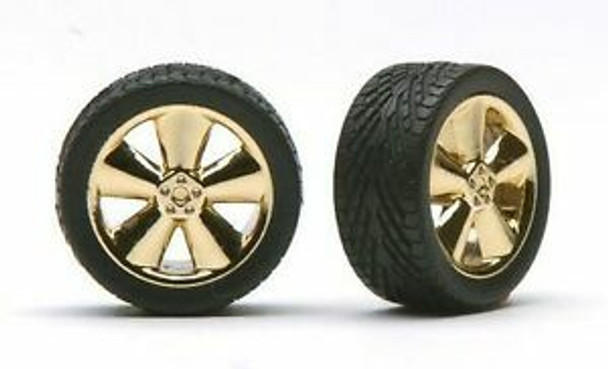 PMA1240 - Pegasus 1/25 Gold Phat Boys Wheels