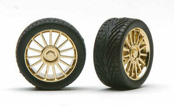 PMA1208 - Pegasus Gold Spider Rims with Tires