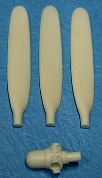 ULT48159 - Ultracast Resin 1/48 Hamilton Std 13'1 3-blade Prop &Sp