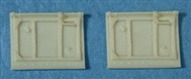 ULT48215 - Ultracast Resin 1/48 Spitfire Cockpit Doors without Crowbar - For Tamiya Spitfire Mk I/V Kits