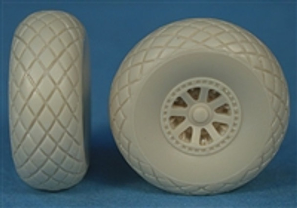 ULT48232 - Ultracast Resin 1/48 PV-1 Ventura Wheels - Diamond Tread