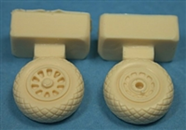 ULT48132 - Ultracast Resin 1/48 P-51 Mustang Diamond Tread Wheels