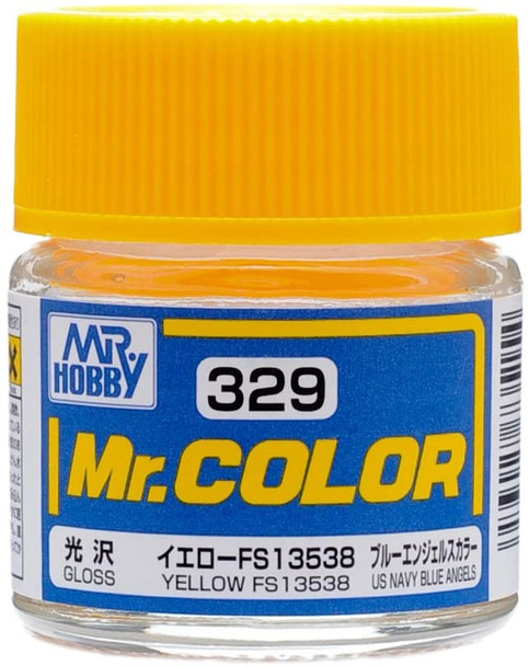 MRHC329 - Mr. Hobby Mr Color Yellow FS13538 (Gloss/Aircraft) 10ml