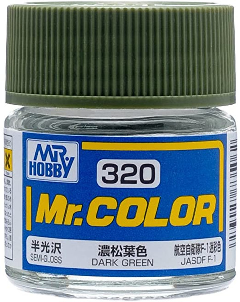MRHC320 - Mr. Hobby Mr Color Semi Gloss Dark Green - 10ml - Lacquer