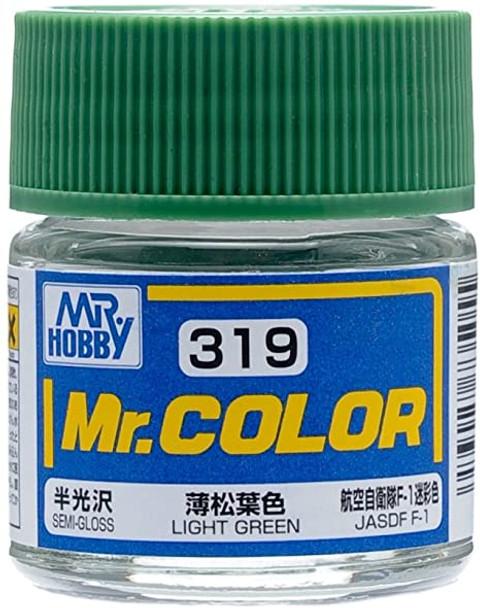 MRHC319 - Mr. Hobby Mr Color Semi Gloss Light Green - 10ml - Lacquer