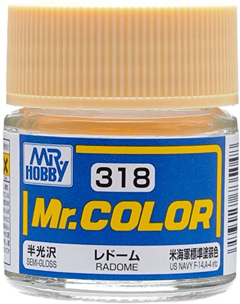 MRHC318 - Mr. Hobby Mr Color Semi Gloss Radome - 10ml - Lacquer