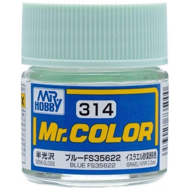 MRHC314 - Mister Hobby Mr Color Blue FS35622 (Semi-Gloss/Aircraft) 10ml