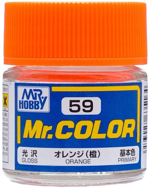 MRHC59 - Mr. Hobby Mr Color Semi Gloss Orange - 10ml - Lacquer