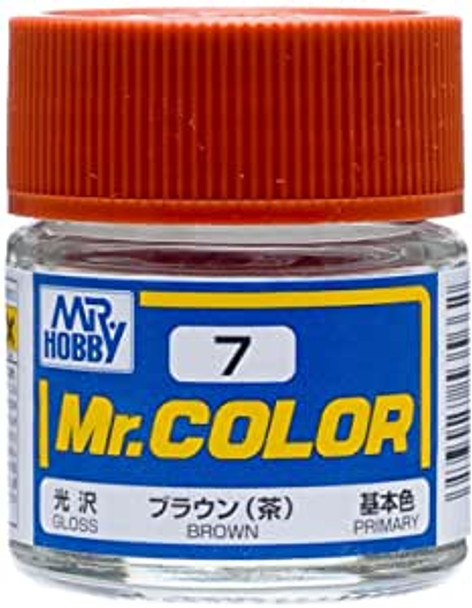 MRHC7 - Mr. Hobby Mr Color Gloss Brown - 10ml - Lacquer