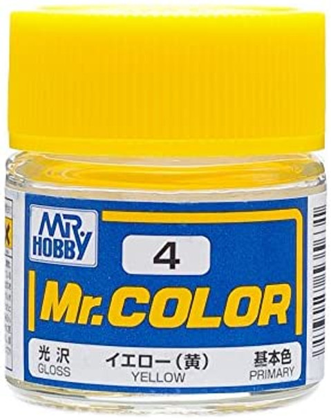 MRHC4 - Mr. Hobby Mr Color Gloss Yellow - 10ml - Lacquer