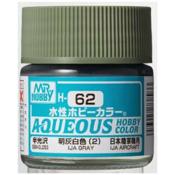 MRHH62 - Mr. Hobby Aqueous Semi Gloss IJA Gray - 10ml - Acrylic