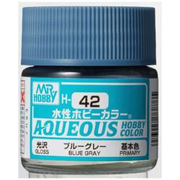 MRHH42 - Mr. Hobby Aqueous Gloss Blue Gray - 10ml - Acrylic