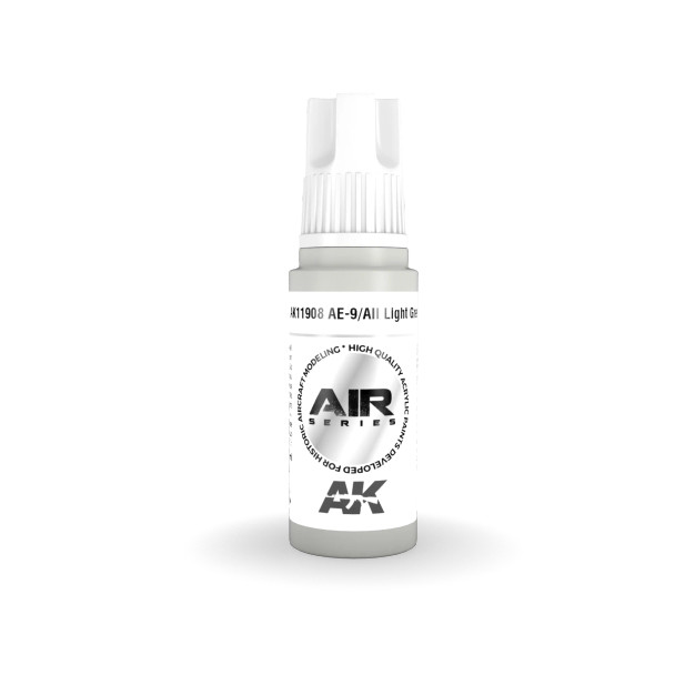 AKI11908 - AK Interactive 3rd Generation AE-9/ALL Light Grey - 17ml - Acrylic