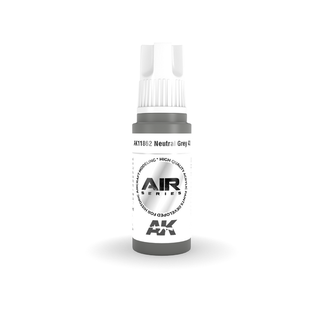 AKI11862 - AK Interactive 3rd Generation Neutral Grey 43 - 17ml - Acrylic