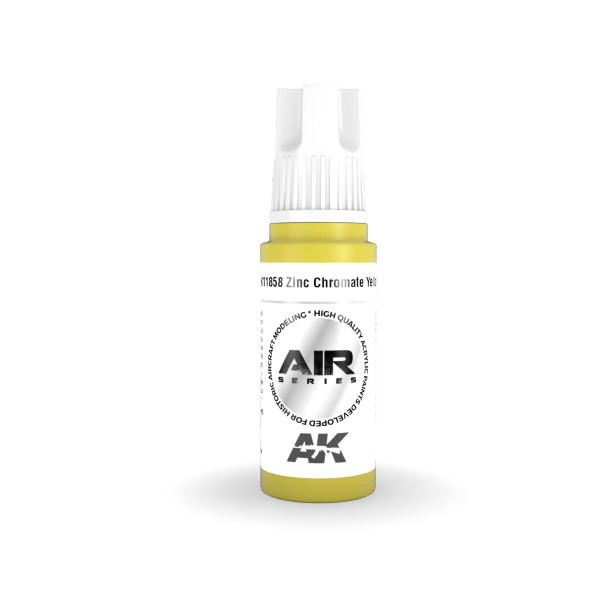AKI11858 - AK Interactive 3rd Generation Zinc Chromate Yellow - 17ml - Acrylic