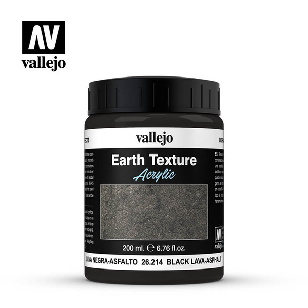 Vallejo Diorama Effects - Earth Textures - Black Lava/Asphalt 200ml