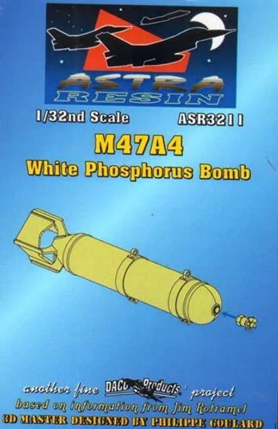 DACASR3211 - Daco Products 1/32 M47A4 White Phosphorus Bomb (resin)