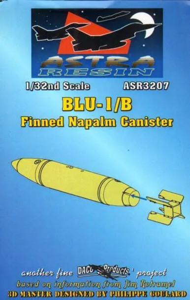 DACASR3207 - Daco Products 1/32 BLU-1/B Finned Napalm Canister