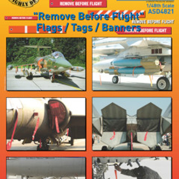DACASD7221 - Daco Products 1/72 Remove Before Flight Flags/Tags/Banners