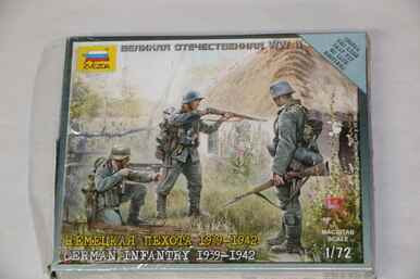 ZVE6105 - Zvezda 1/72 German Infantry 1939-42 WWWEB10105663