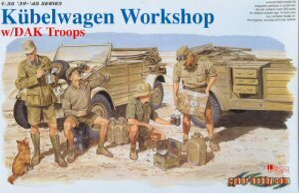 CYB6338 - Cyber Hobby 1/35 Kubelwagen Workshop with DAK Troops