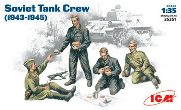 ICM35351 - ICM 1/35 Soviet Tank Crew 1943-1945
