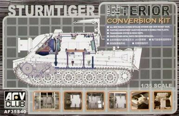 AFVAF35S40 - AFV Club 1/35 Sturmtiger Interior Conversion Kit