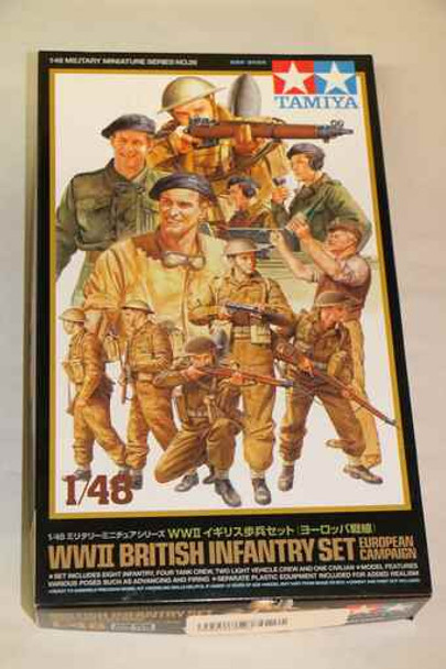 TAM32526 - Tamiya - 1/48 WWII British Infantry Set - European Campaign  WWWEB10105123