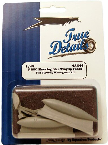 TRU48544 - True Detail 1/48 F-80C Shooting Star Wingtip Tanks - For Revell/Monogram Kit