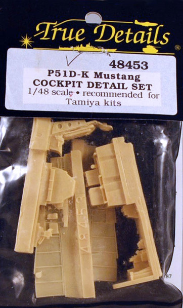 TRU48453 - True Detail 1/48 P-51D-K Mustang Cockpit Set