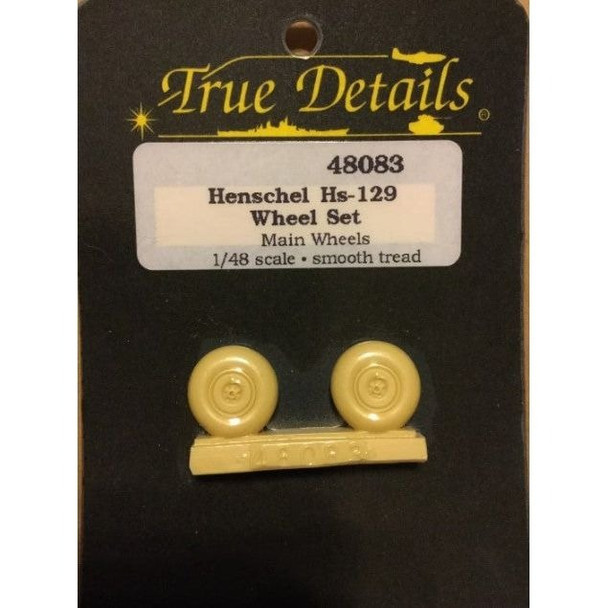 TRU48083 - True Detail 1/48 He-129 Wheels Set